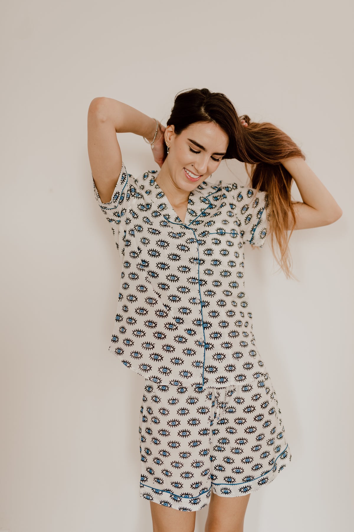 Short Pajama Sets - Evil Eye