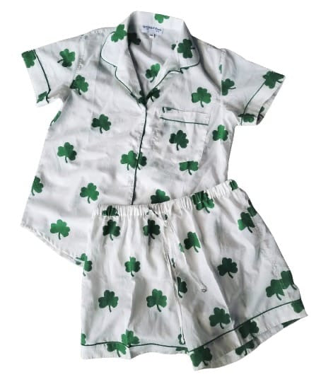 Short Pajama Sets - Shamrock Fever