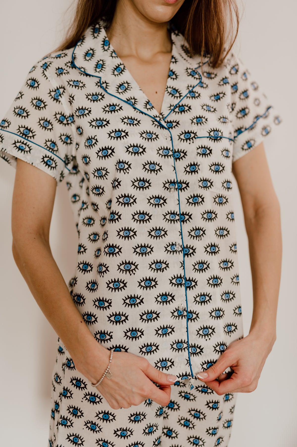 Short Pajama Sets - Evil Eye