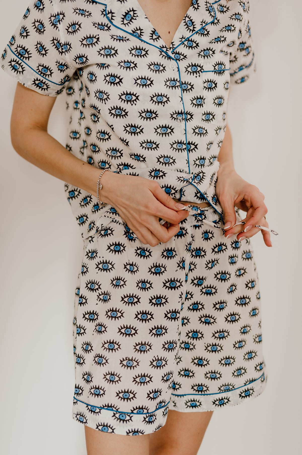 Short Pajama Sets - Evil Eye