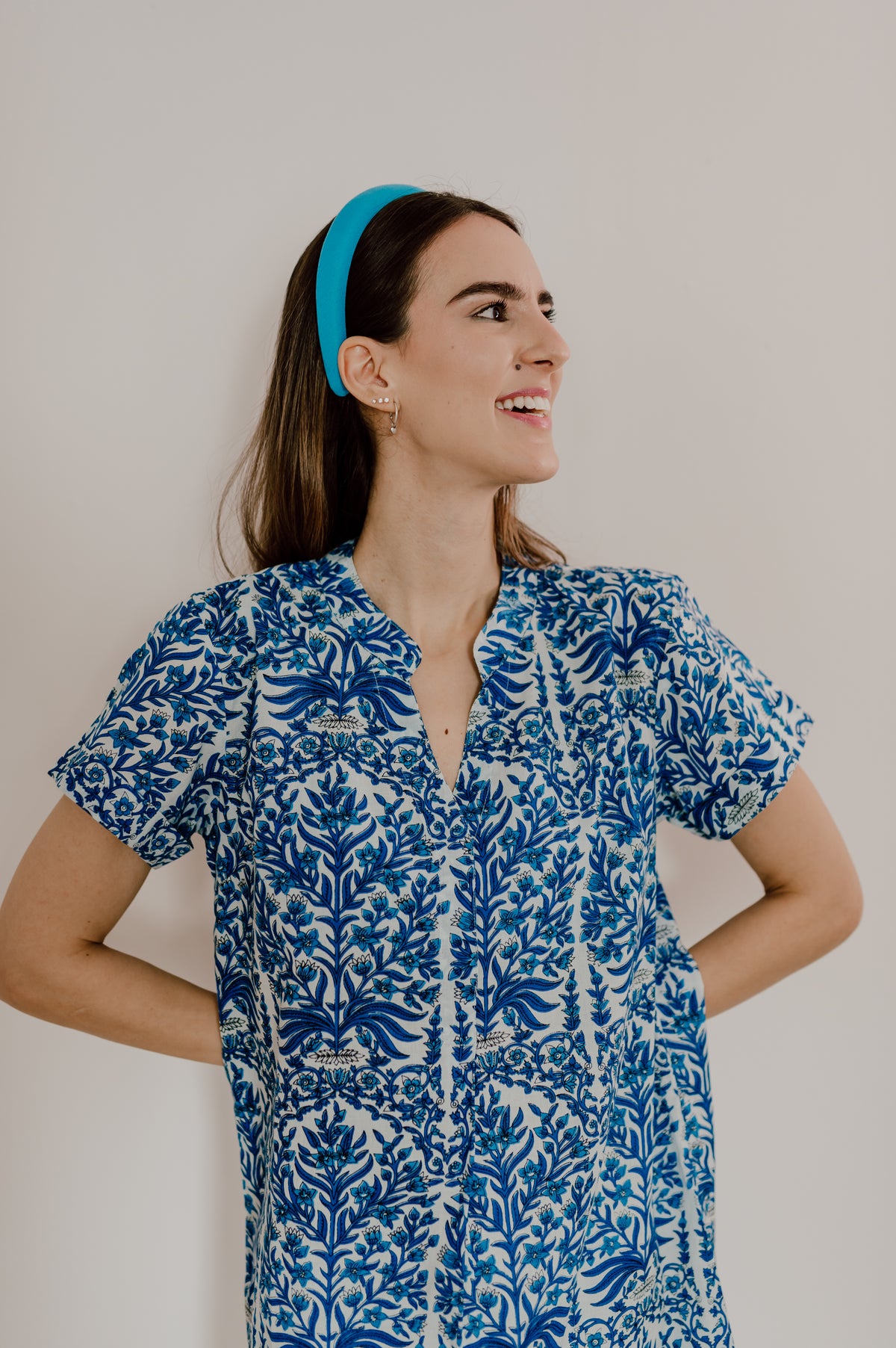 Amita Dress - Summer Blues