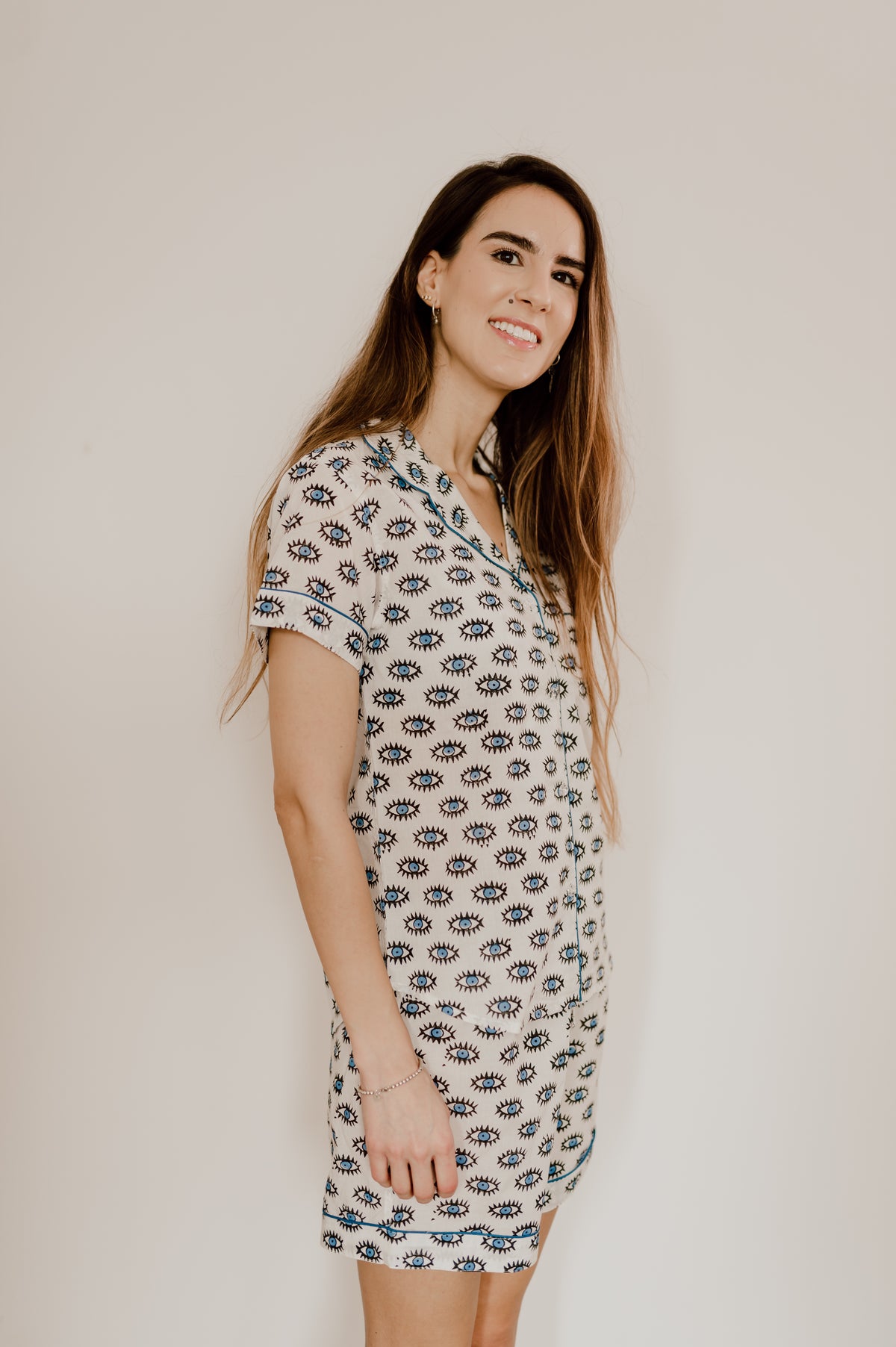 Short Pajama Sets - Evil Eye