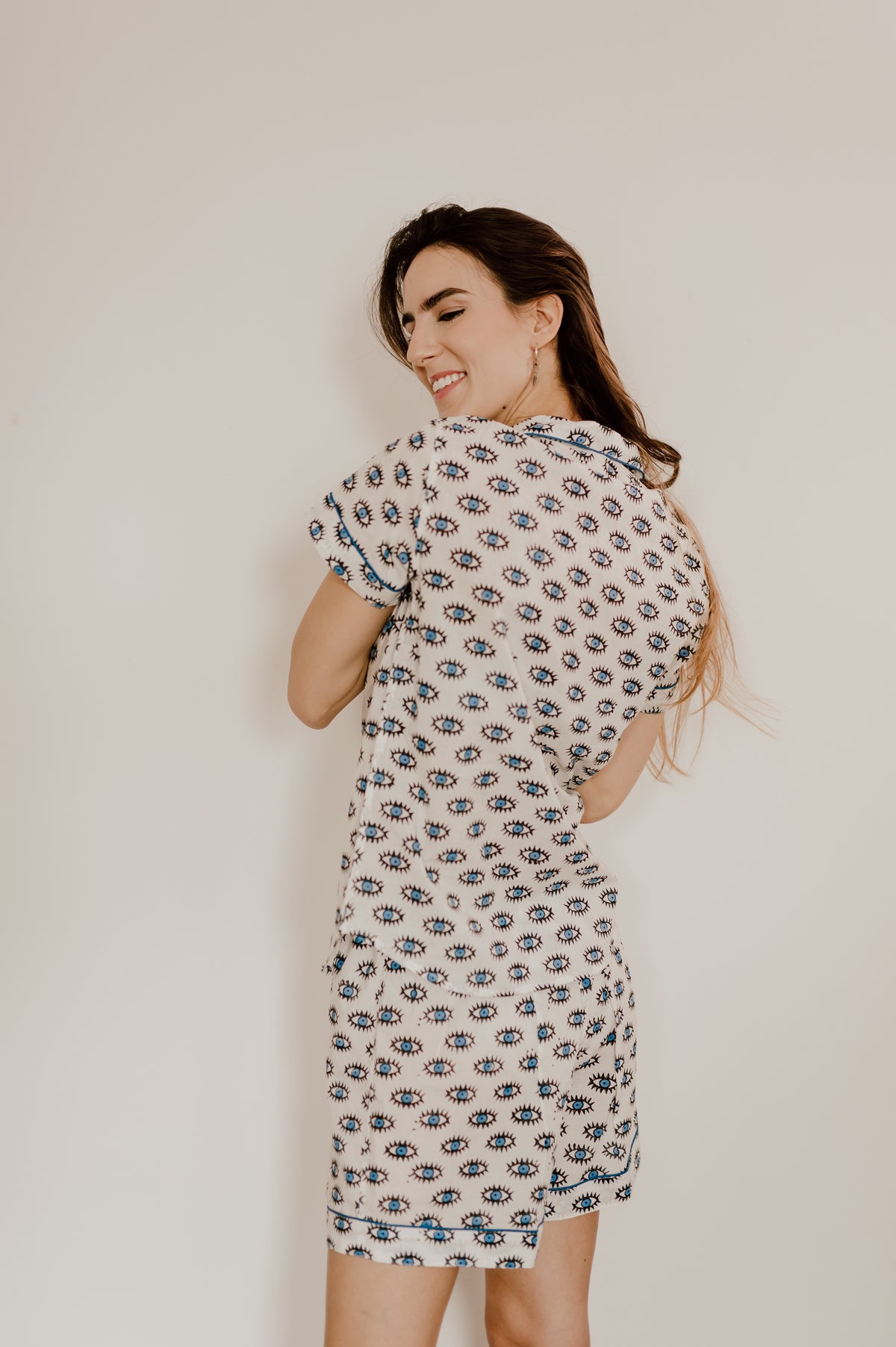 Short Pajama Sets - Evil Eye