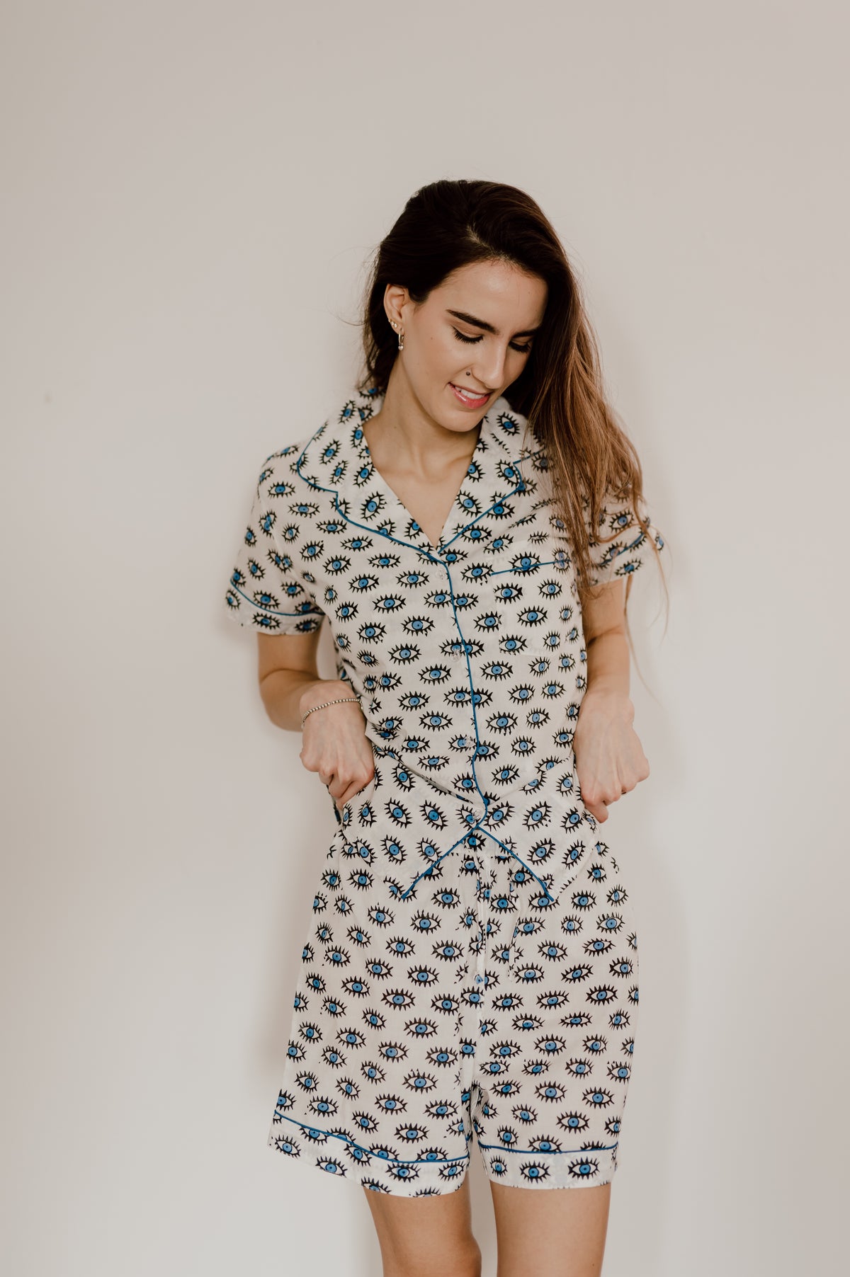 Short Pajama Sets - Evil Eye