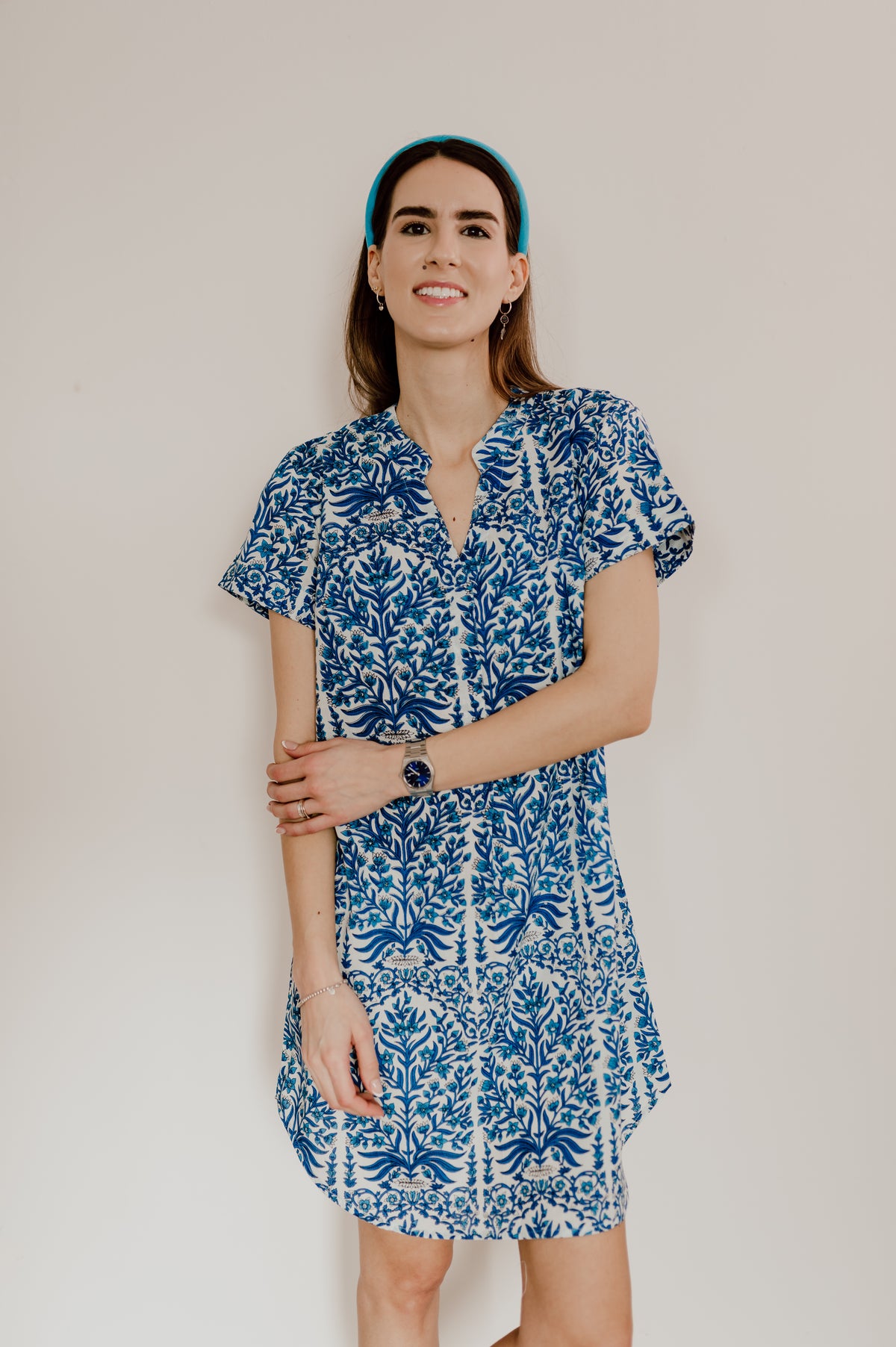 Amita Dress - Summer Blues