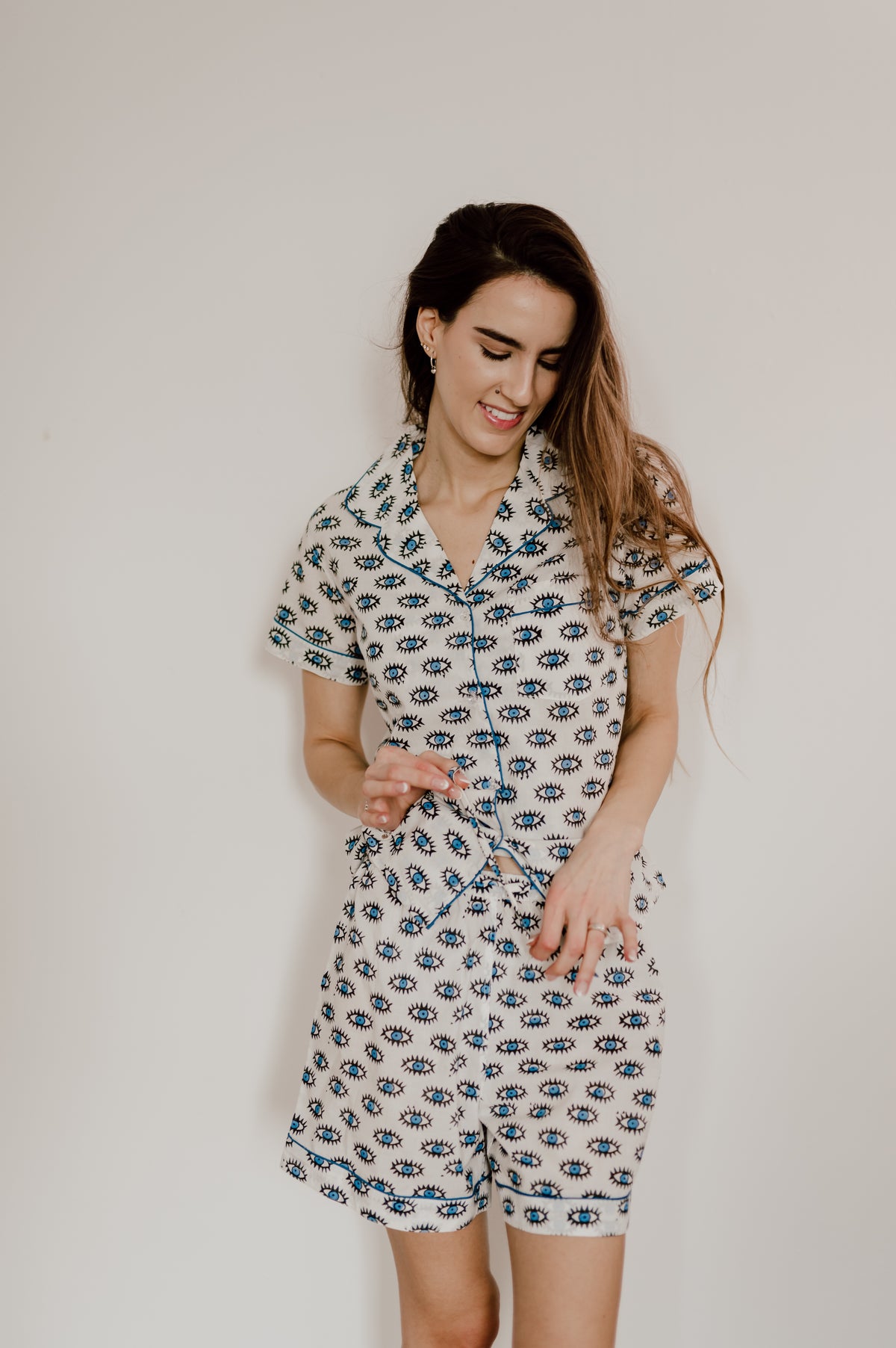 Short Pajama Sets - Evil Eye