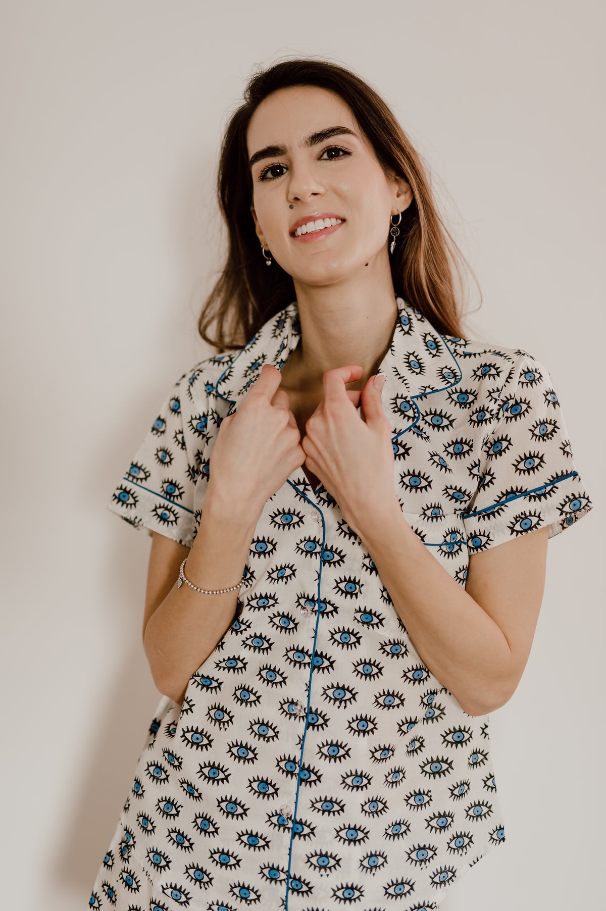 Short Pajama Sets - Evil Eye