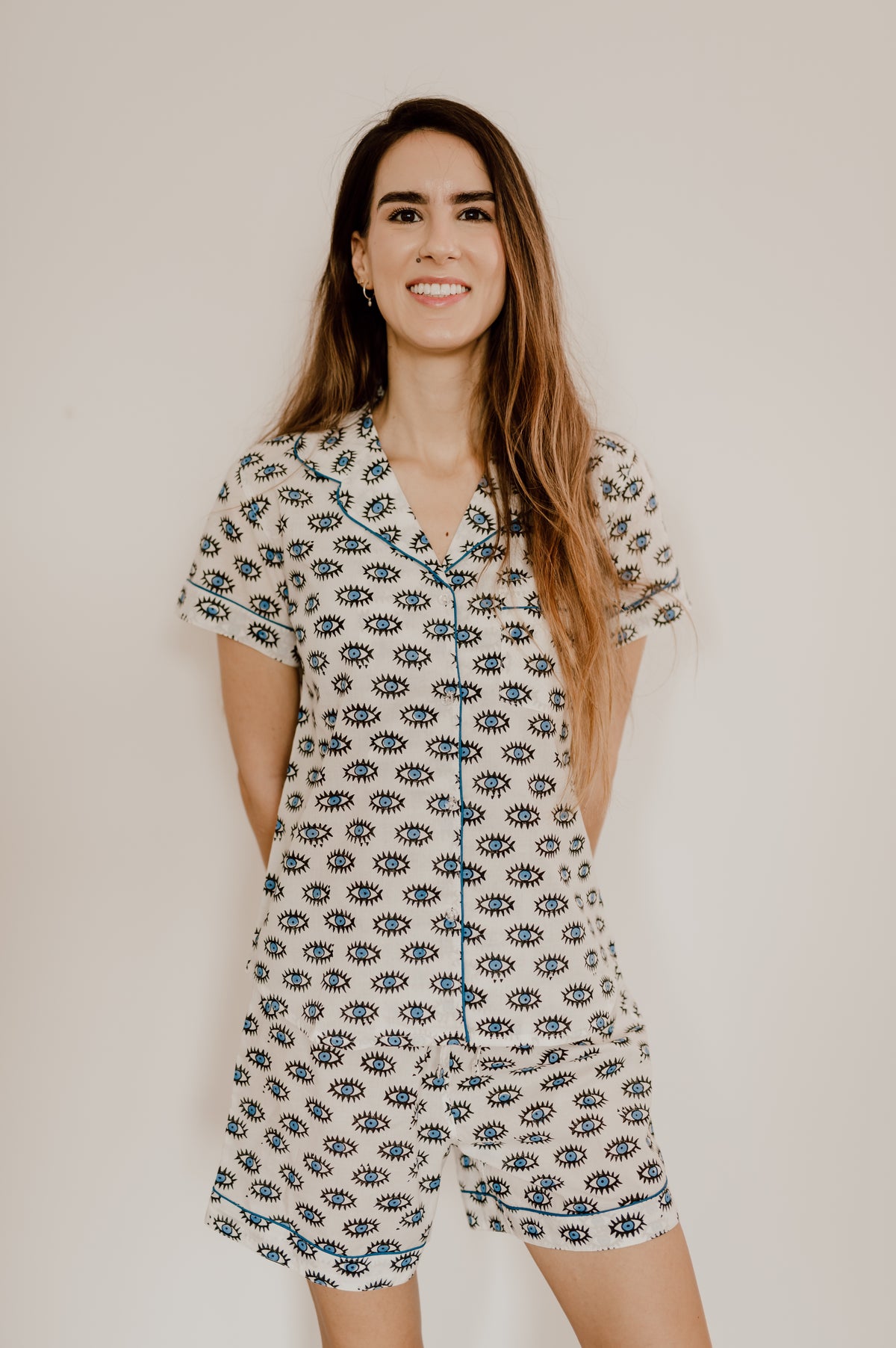 Short Pajama Sets - Evil Eye