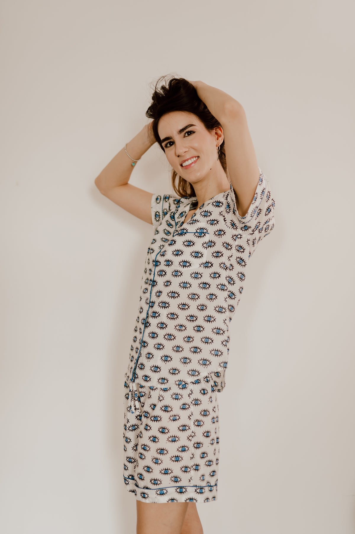 Short Pajama Sets - Evil Eye