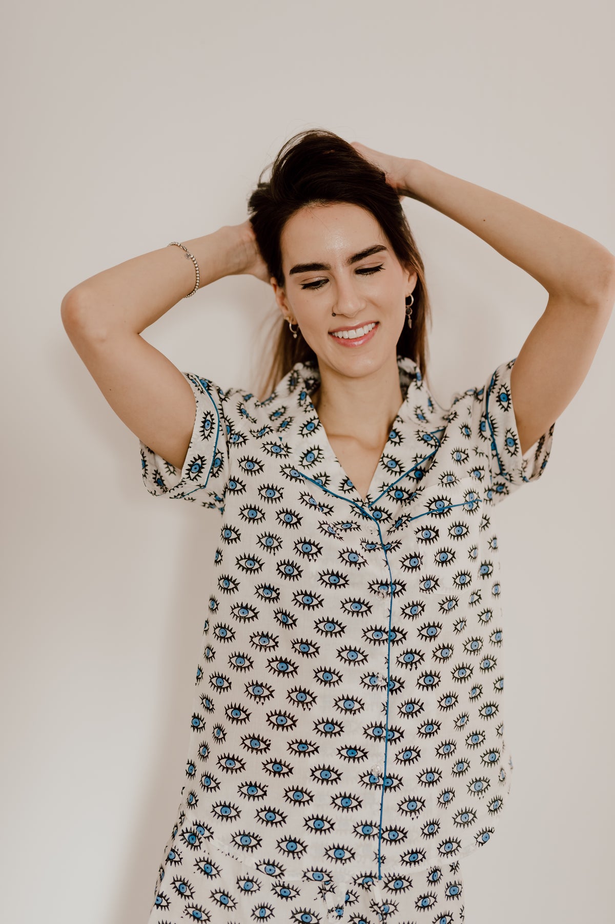 Short Pajama Sets - Evil Eye