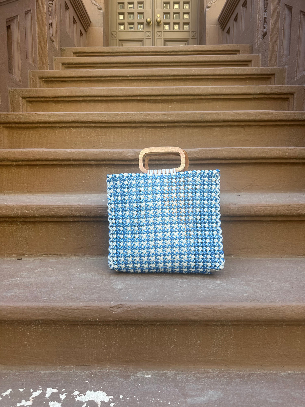 Bianca Check Tote