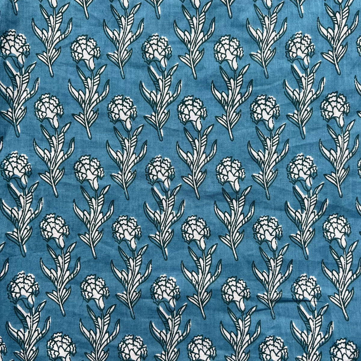 Sheila Dress - Blue / White Flowers