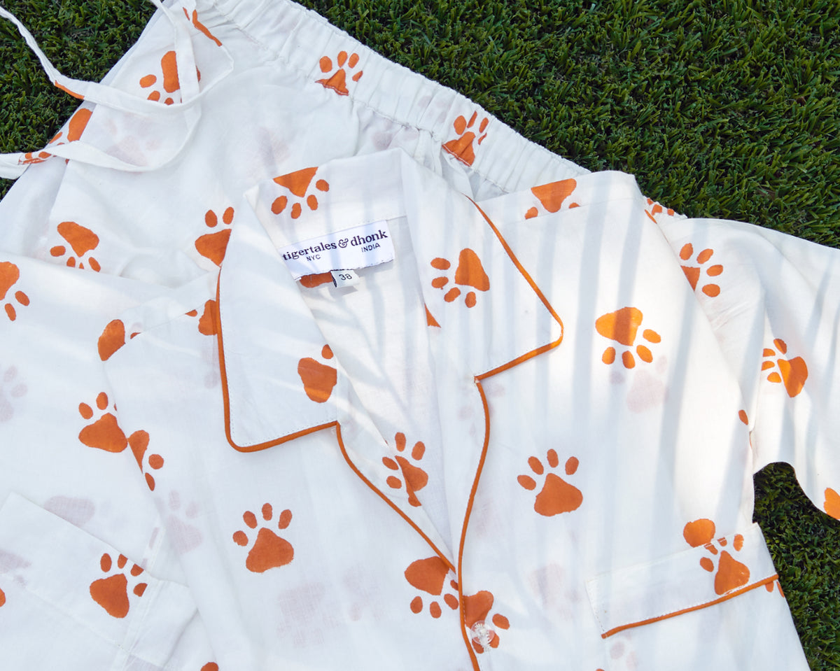 Paw Print Pajamas