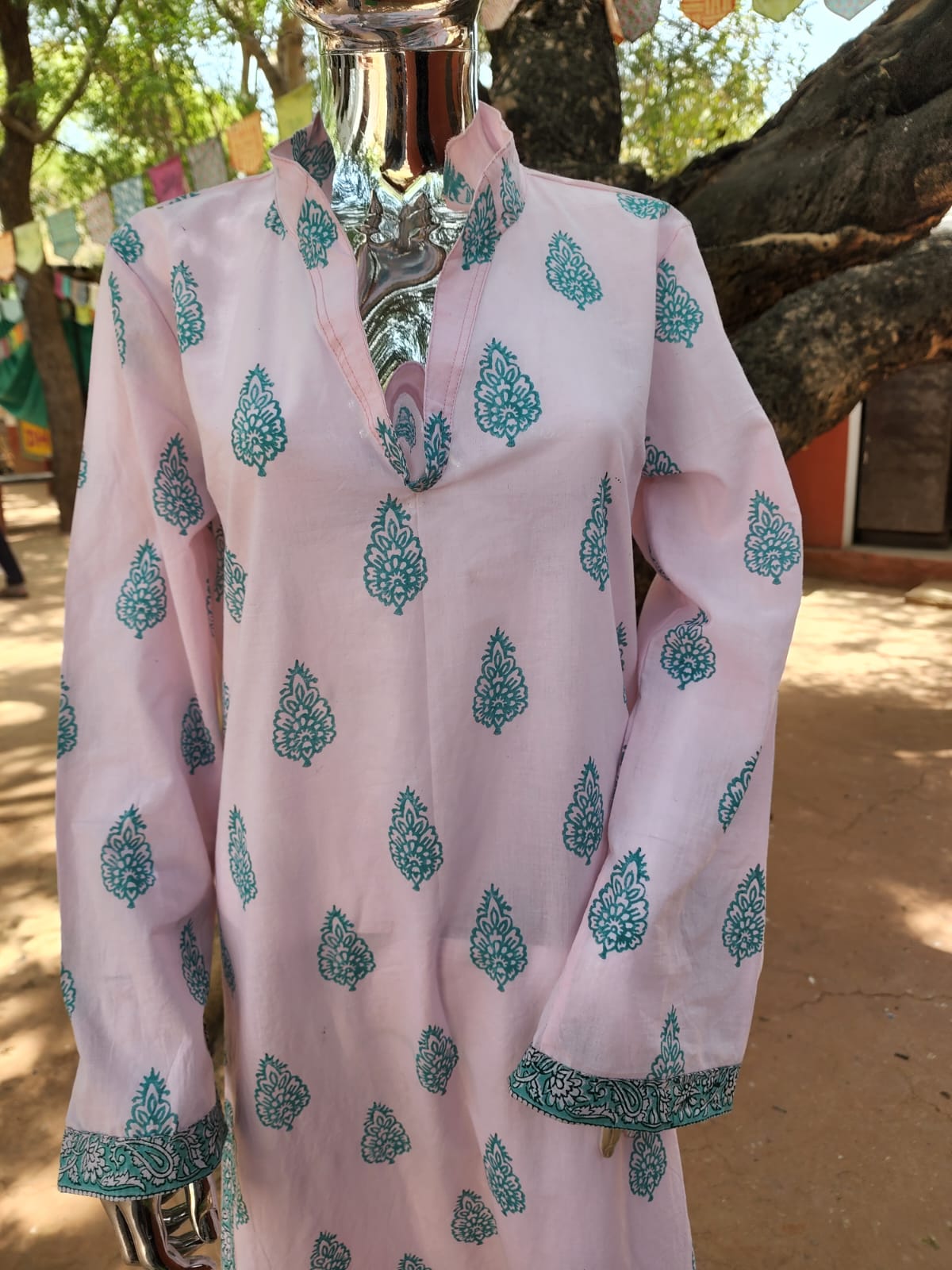 Ria Caftan - Pink / Teal