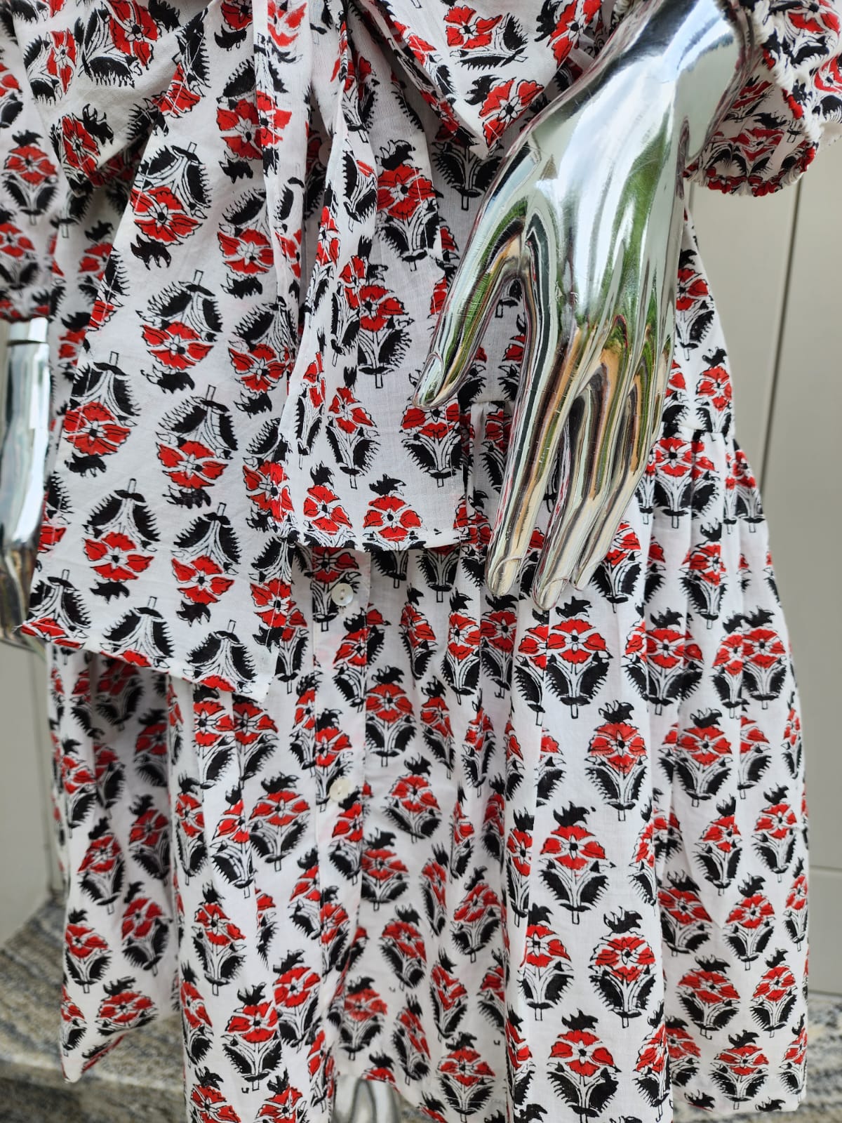 Gameday Sleeveless Sundress - Red/Black
