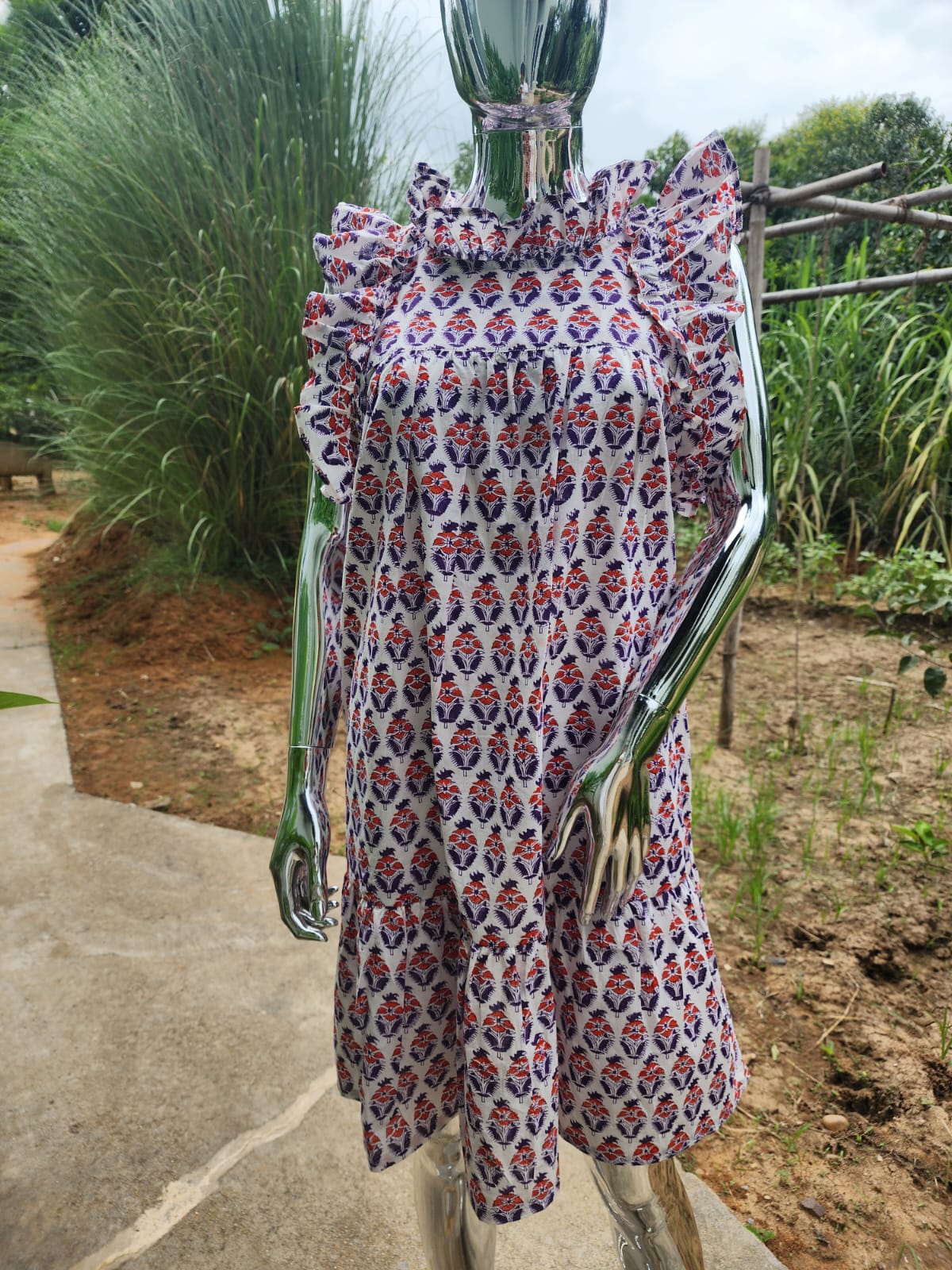 Gameday Roopa Dress - Purple/Orange!!!!