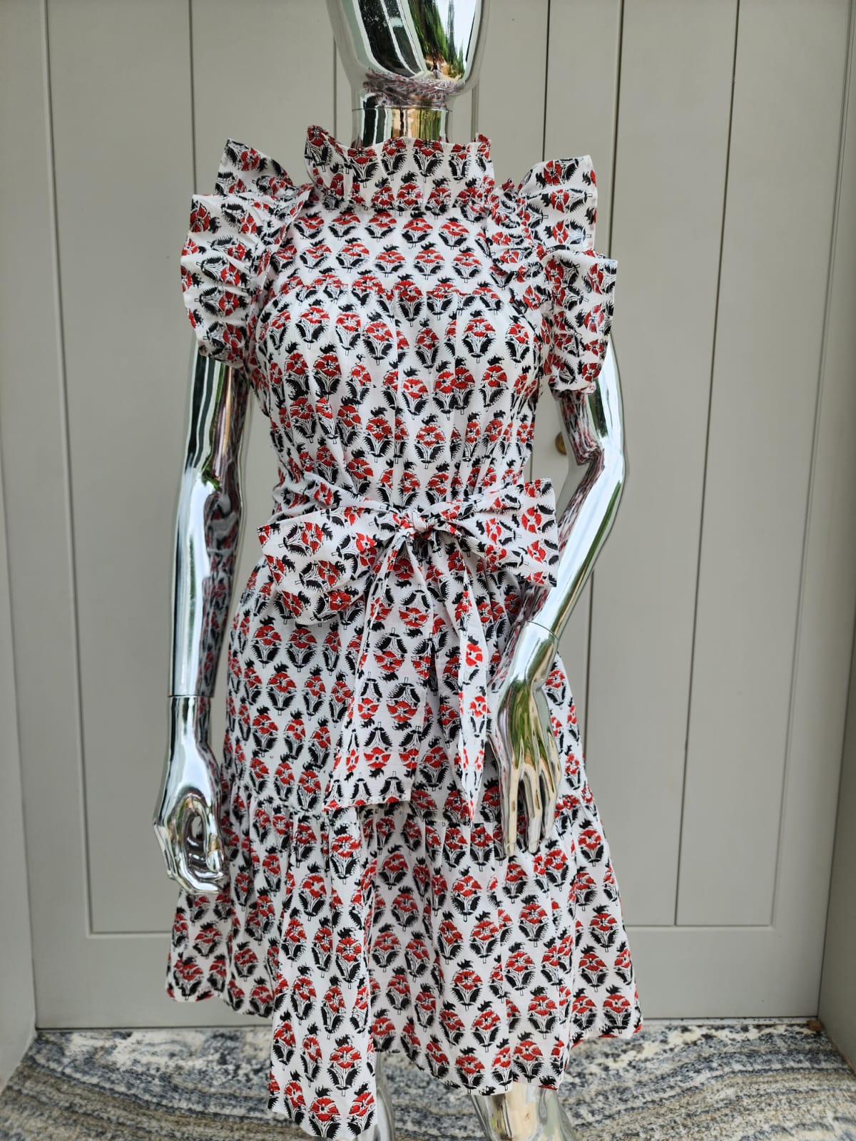 Gameday Roopa Dress - Red/Black