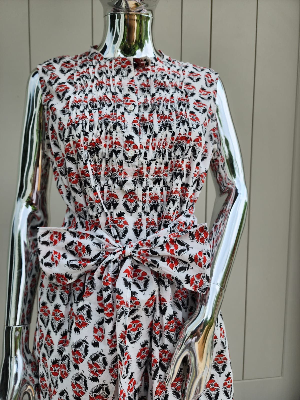 Gameday Sleeveless Sundress - Red/Black